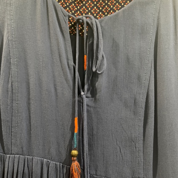 Anthropologie Boho Dress - 6P blue - Picture 2 of 4